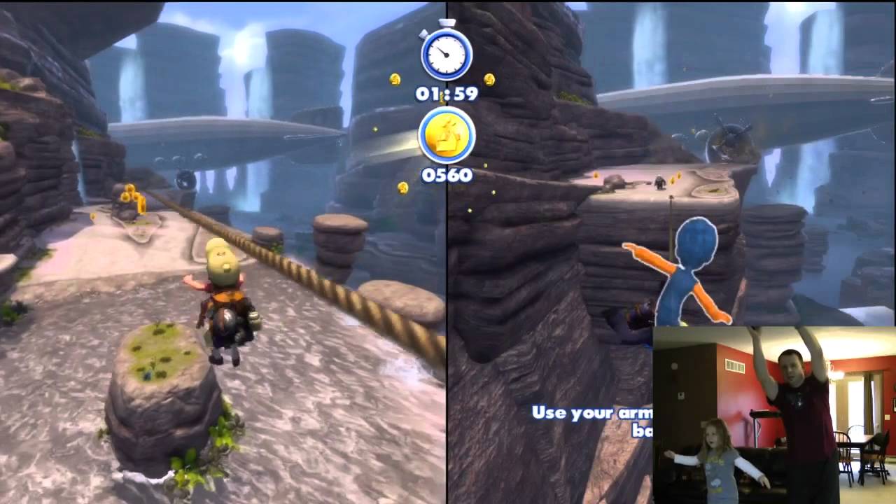 3rd level Canyon Expedition on Up from Kinect Rush A Disney Pixar Adventure