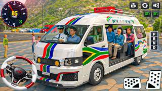 Mini bus driving van Game: van drive passenger to city best van simulator game - android gameplay screenshot 1