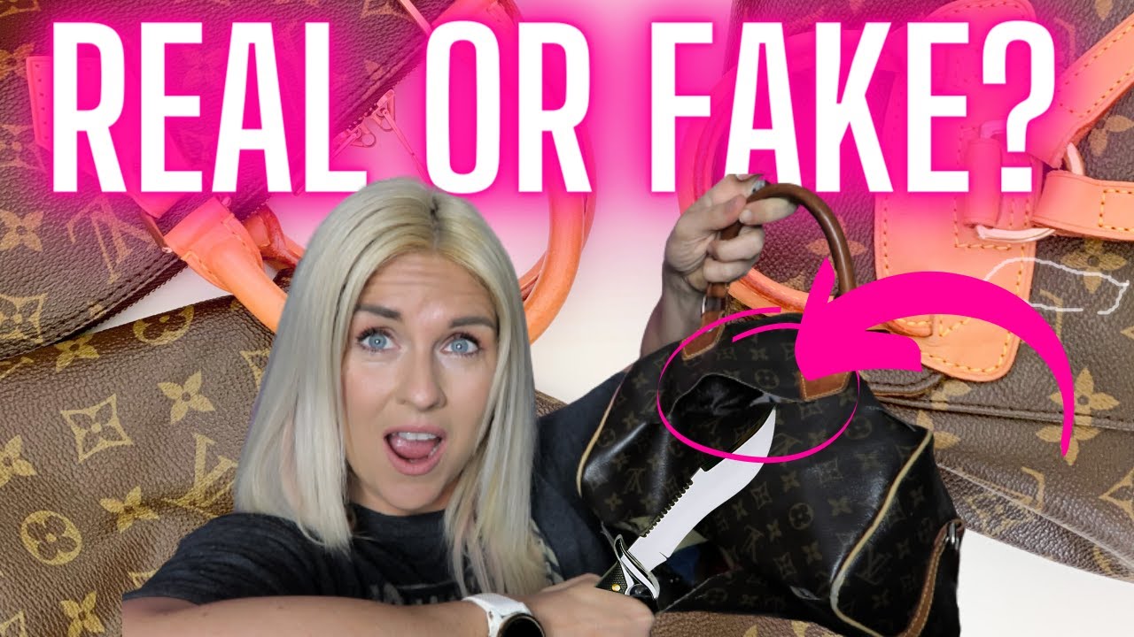 How to Authenticate Louis Vuitton Purses Destroying LV Bags YouTube