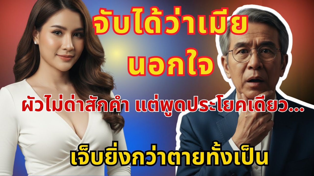 จับได้ว่าเมียนอกใจ ผัวไม่ด่าสักคำ แต่พูดประโยคเดียว... เจ็บยิ่งกว่าตายทั้งเป็น