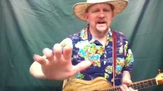 Video thumbnail of "Volcano - Jimmy Buffett (ukulele tutorial by MUJ)"
