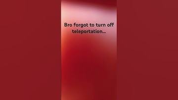Bro forgot to turn off teleportation… #noclip #funny #memes #edit #viral #teleport #transition