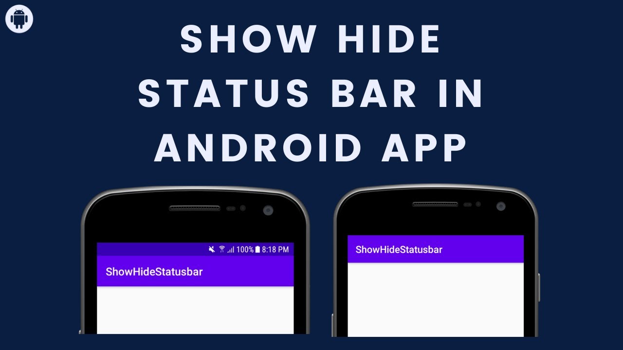 Actualizar 69+ imagen hide notification bar android studio