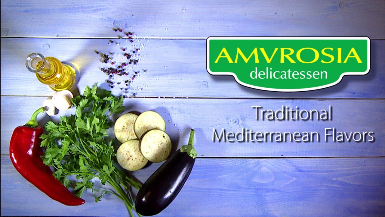 Amvrosia Greek Traditional Aubergine DipSpread YouTube