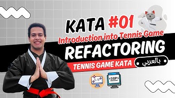 [Arabic] Tennis Refactoring Kata With Java #01 - Introduction