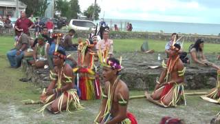 Yapese Bamboo Stick Dance 2014 Part 413