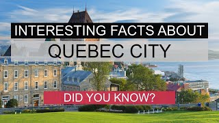 Interesting Facts About Quebec City - Did You Know? by Canadian Data Insights 19 views 6 months ago 2 minutes, 32 seconds