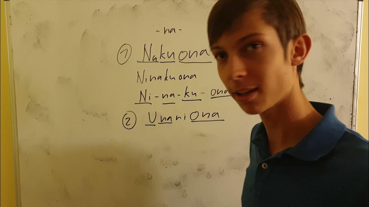 Present tense particle in Swahili verbs and particles intro YouTube