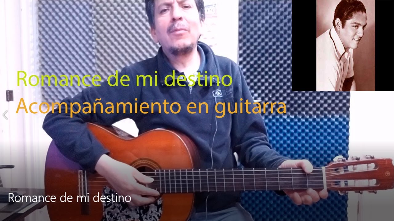 Romance de mi destino tutorial guitarra - YouTube
