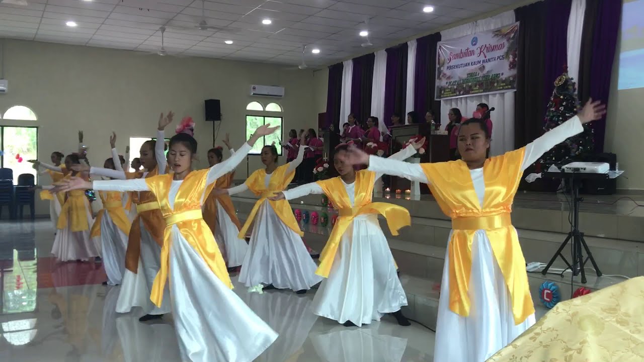 Tarian Natal di Hatiku sempena Sambutan Krismas Wanita PCS Pusat 2018