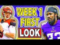 DRAFTKINGS NFL WEEK 1 LINEUP PICKS | NFL DFS PICKS 2021