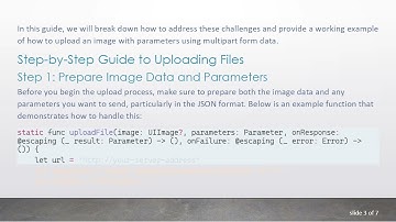 How to Upload Files in Alamofire Using Multipart Form Data