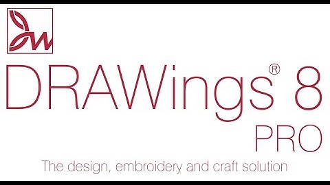 Digitizing image into an Embroidery file with Creative Drawing 8 pro | Embroidery with NCNET