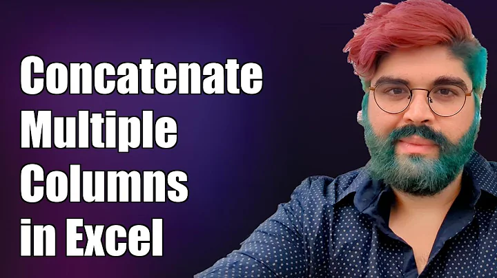 How to Concatenate Multiple Columns into One in Excel or Google Sheets