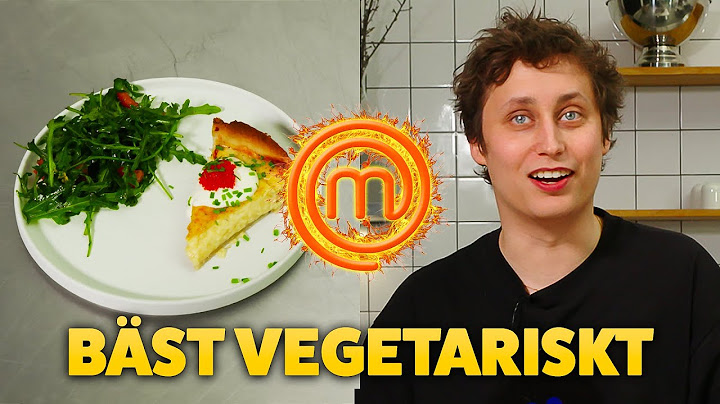 VEM LAGAR BÄST VEGETARISKT?