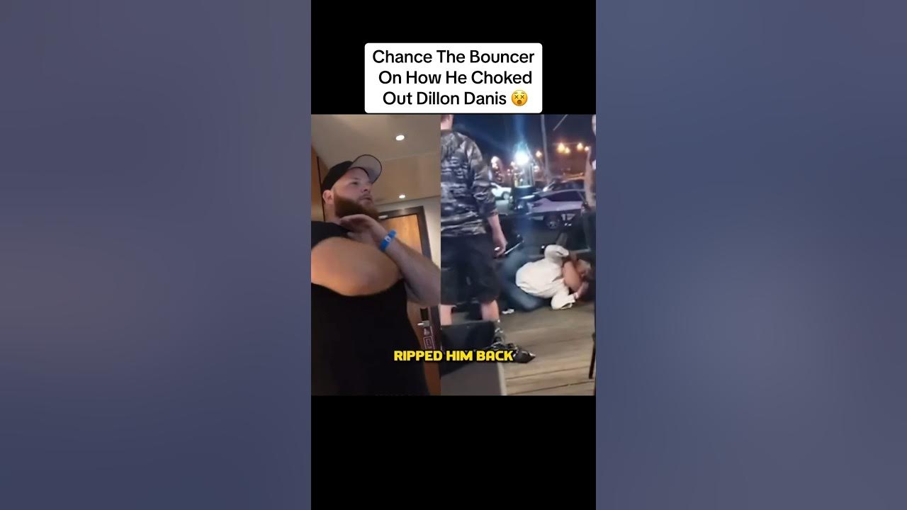 Chance The Bouncer On How He Choked Out Dillon Danis 😵 dillondanis 