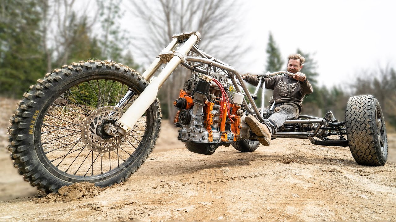 RX7 Drift Trike Build - Steering and Custom Tube Frame! - YouTube