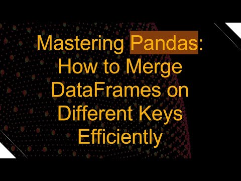 Mastering Pandas: How
