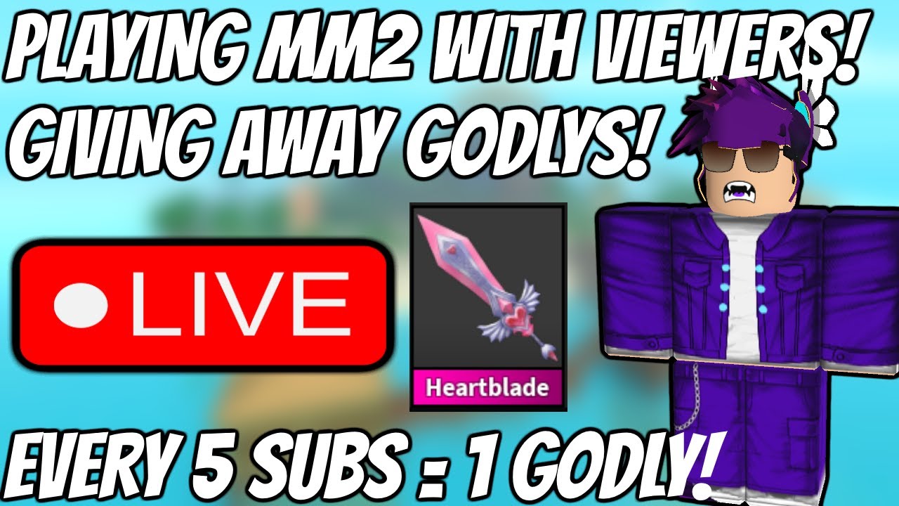 ROBLOX Murder Mystery 2 MM2 Heartblade Cheap Godly Items Fast