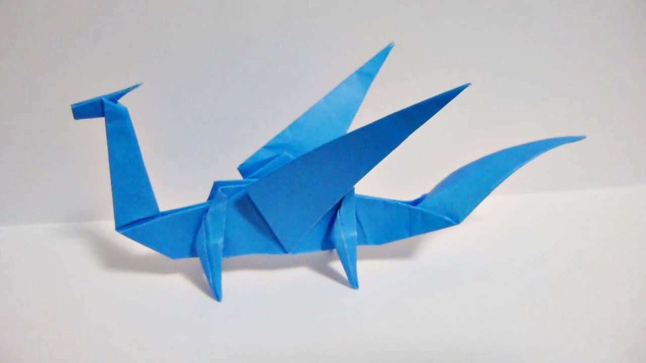 Easy Origami Dragon 折り紙 折り方 簡単なドラゴン Youtube