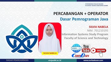 02 Studi Kasus Soal Percabangan & Operator  Pemrograman Java | Silvia Nabela