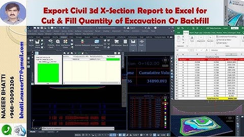 Alignment wise OGL data prepared by topo data | Export Civil 3d X Section Report to Excel | Offset