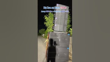 Bộ loa sự kiện đám cưới với Array PH112s + Sub kép 8006-125 #dvhaudio #shorts #xuhuong