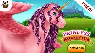 Princess Horse Club - Royal Pony Spa 🤎🐴  TutoTOONS screenshot 5