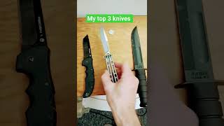 My top 3 knives will surprise you. #best #top3 #shorts