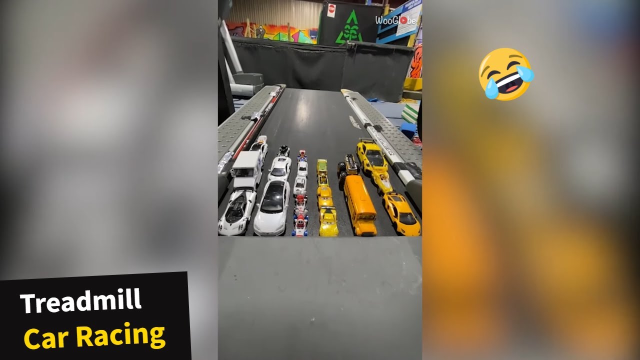 Hot Wheels Treadmill Car Racing YouTube