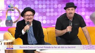 Teo Show(08.10.2021) - Romica Tociu si Cornel Palade TE FAC SA RAZI CU LACRIMI! POVESTI AMUZANTE!
