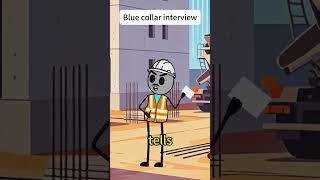 Is this appropriate for a blue-collar job interview?#mechanic #car #animation #funny #miltok