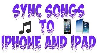 Itunes Tutorial: How To Sync Songs To Your iPhone or iPod