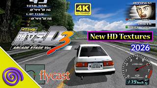 Initial D Arcade Stage Ver. 3 - New HD Textures 2026 • 60 FPS • 4K - Flycast Emulator | Ryzen 5 3600