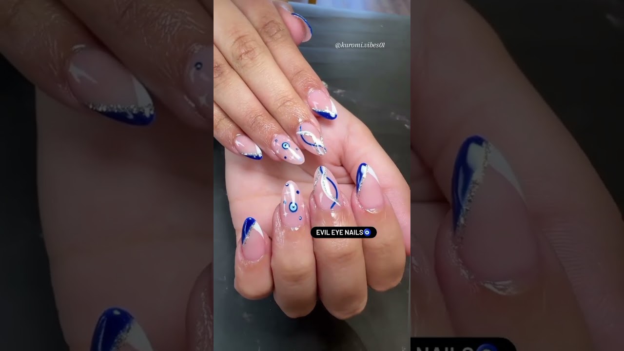 evil eye nail extensions🧿🧿🧿🧿