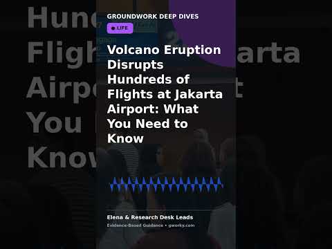 Volcano Eruption Disrupts Hundreds of Flights at Jakarta Airport: What You Need to Know