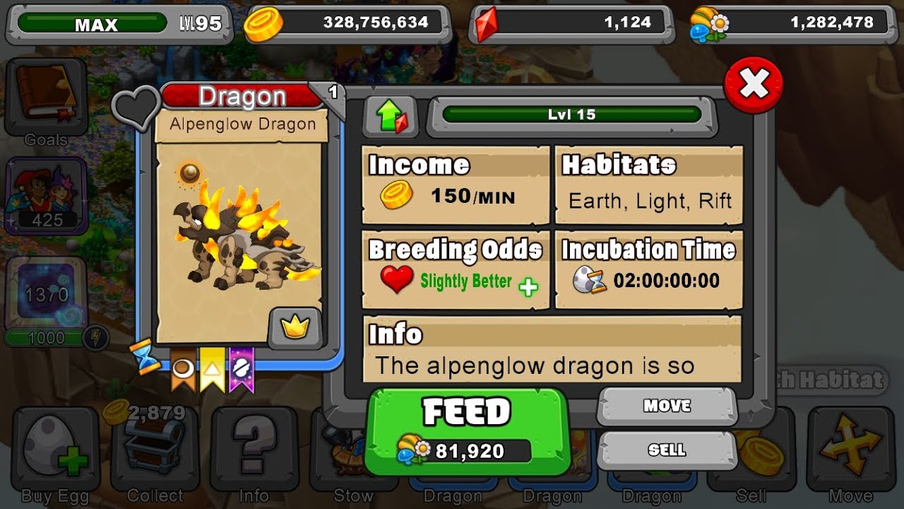 Dragonvale Mini Ep. 10 Getting the Alpenglow Dragon! YouTube