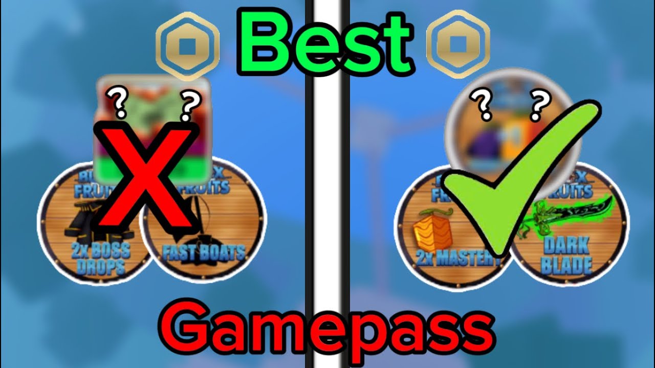 Best Gamepasses? 💸 #bloxfruits #Roblox #Aditya2546 #fyp