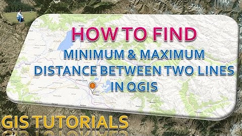 calculate distance between to lines in qgis | How to calculate min and max distance in two lines