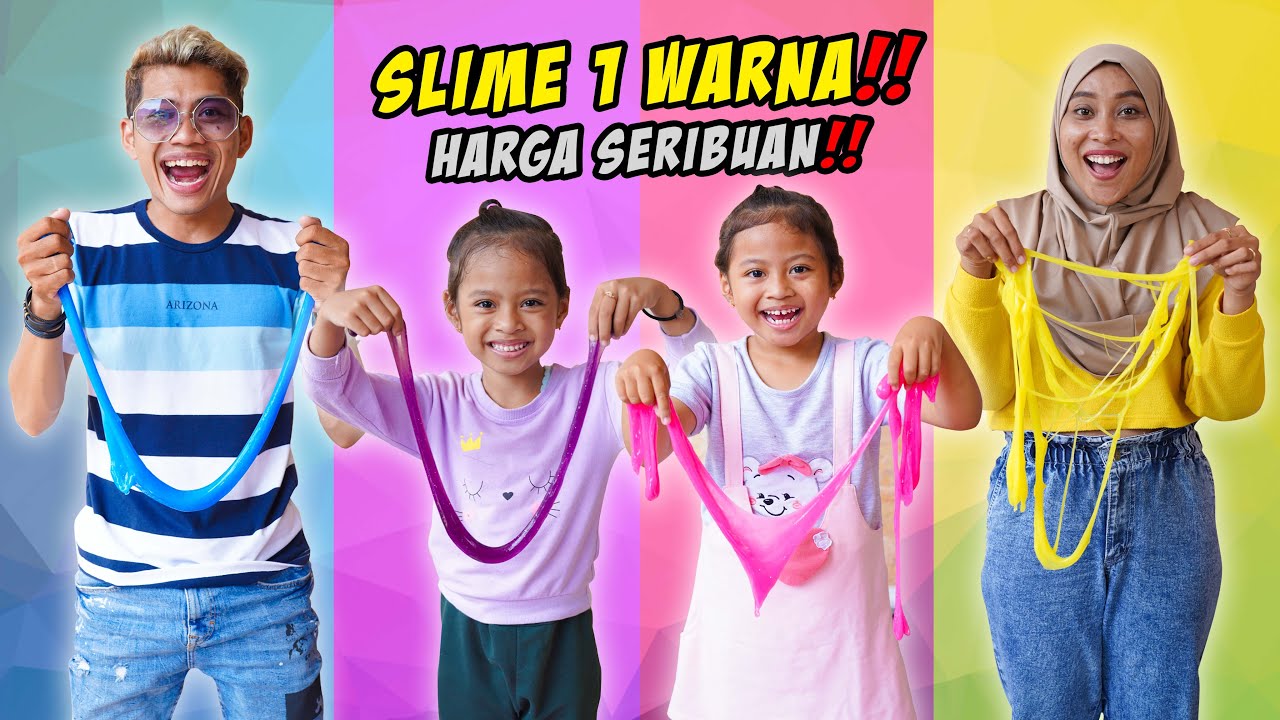 BERBURU SLIME SERIBUAN 1 WARNA SESUAI WARNA BAJU KITA‼️ WOW DAPAT BANYAK‼️😱