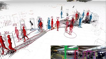 Real Time Multi Modal People Tracking for Mobile Robots in Crowded Environments