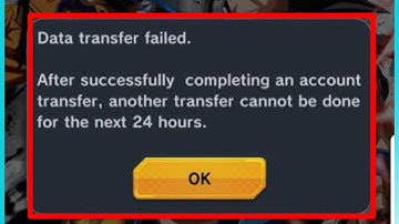 DB Legends Data Transfer Failed 24 Hours Problem Solve In Dragon Ball Legends