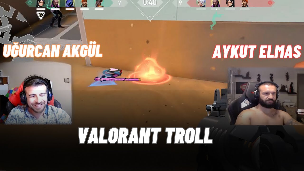 Karşıya Ghost Geliyor  | Uğurcan Akgül , Aykut Elmas Valorant Troll