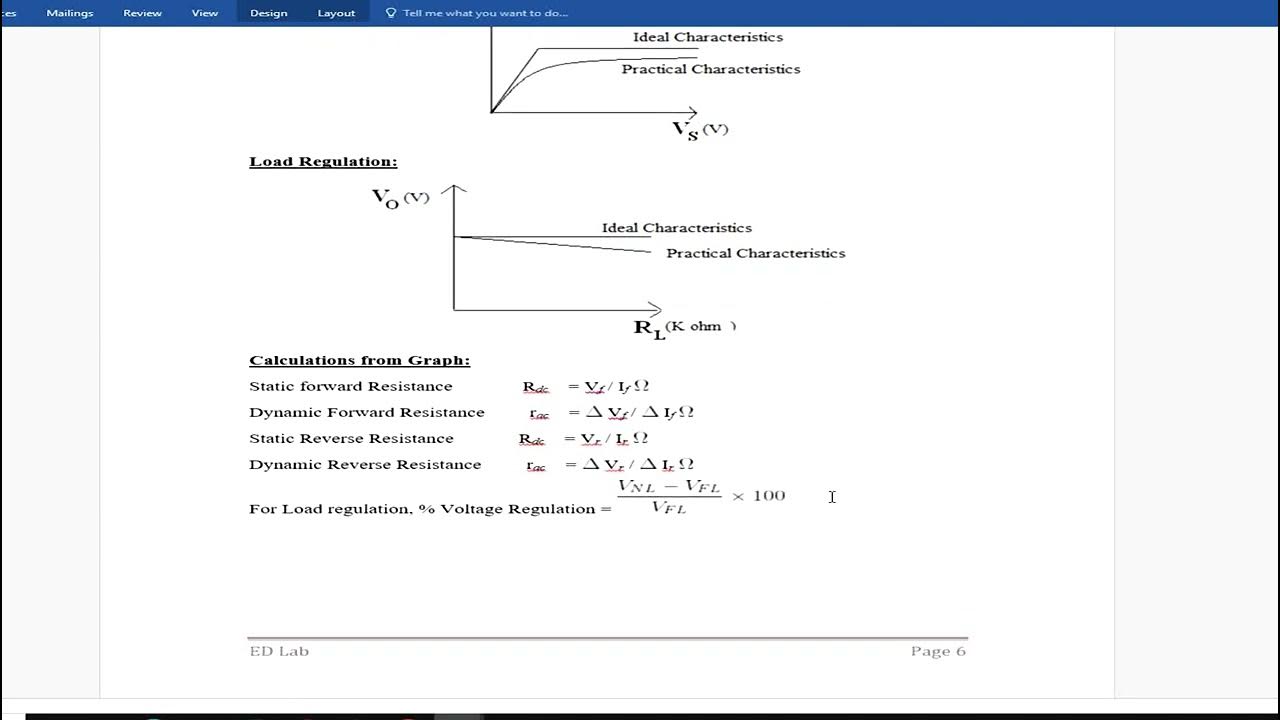 Lab No 5 Zener Diode Application Zener Diode as Regulator