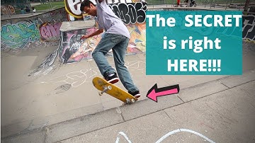 The SECRET to AXLE STALLS on GNARLY POOL COPING!!!