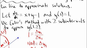 CA Calculus BC Video Lesson 5-2 Euler
