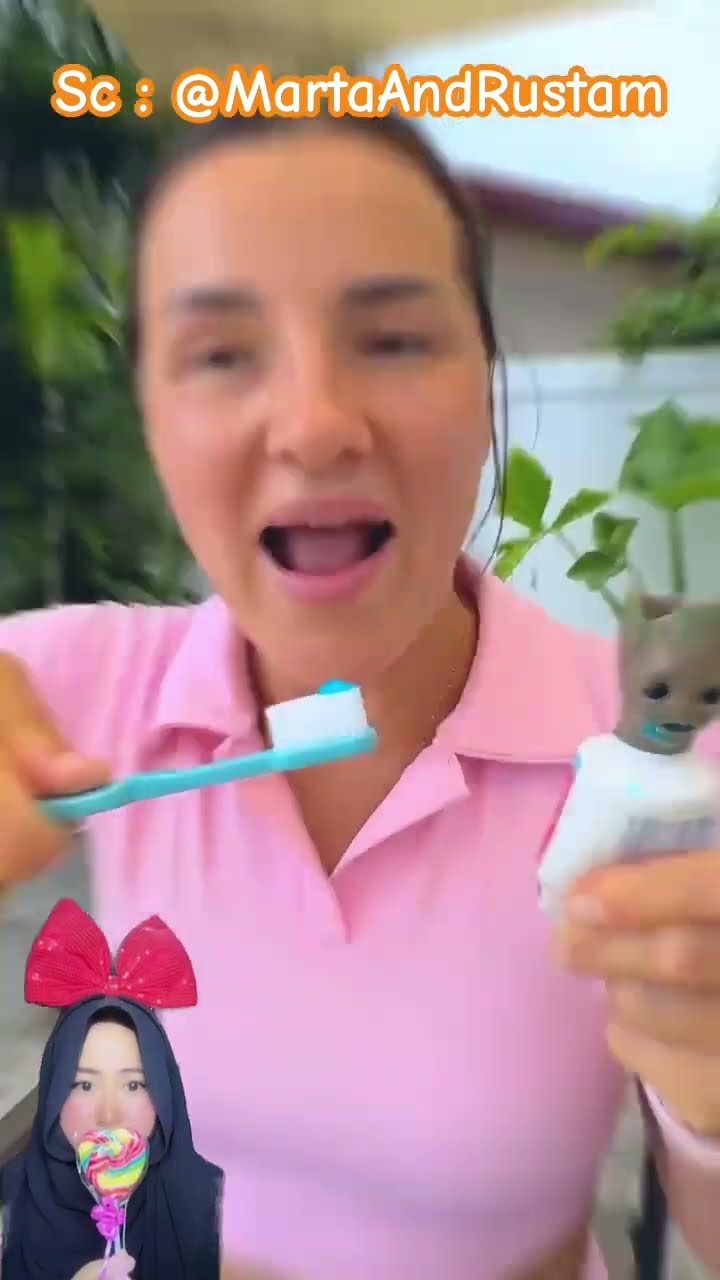 TANTANGAN HADIAH PASTA GIGI ⁉️ punya siapa nih yang paling bagus ??@MartaAndRustam #shorts #funny