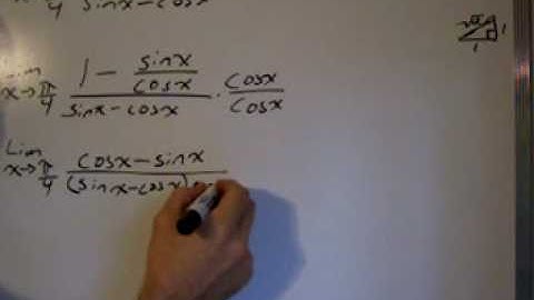 Common Trigonometric Limit Technique (2)