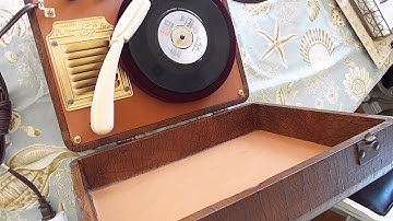 Symphonic 3 speed manual record player