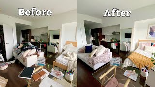 DEEP CLEAN MY STUDIO APARTMENT WITH ME!